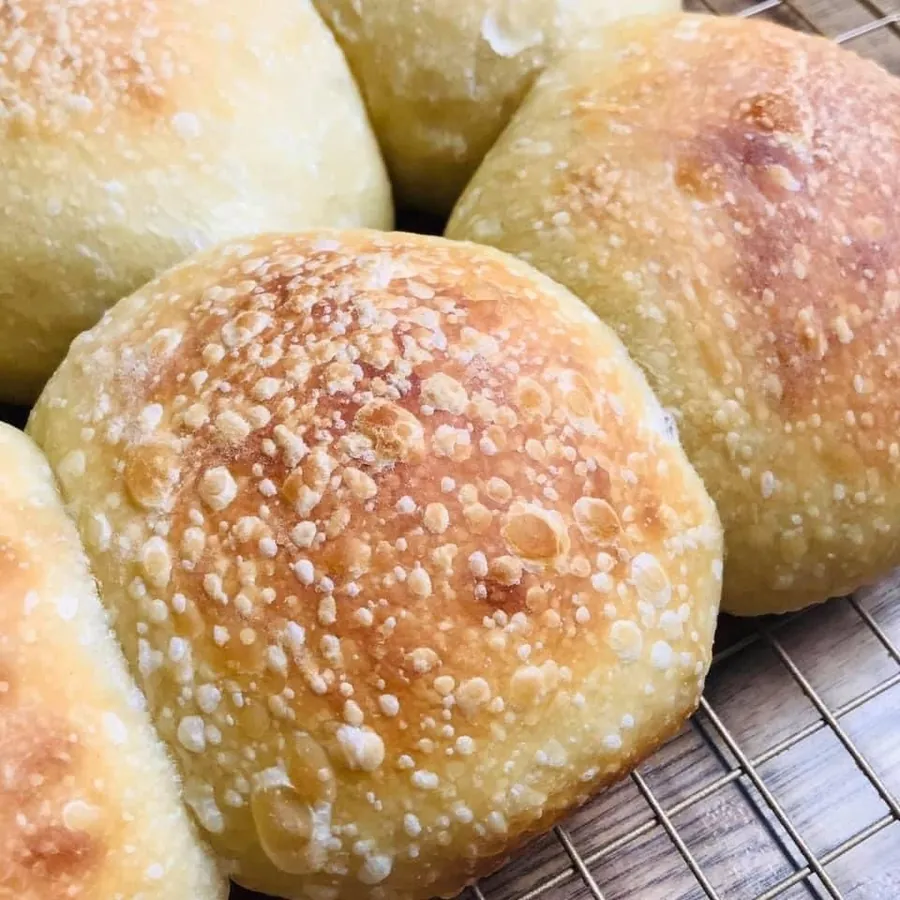 Brioche sourdough buns, sold by the half dozen